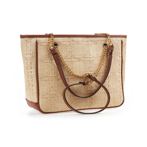 Verde Γυναικεία Τσάντα Ώμου 16-7295 Κάμελ